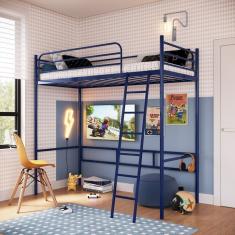 Beliche Suspenso de Ferro Solteiro - Nick Azul