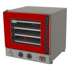 Forno Turbo Elétrico Progás Fast Oven 56 Litros Vermelho 127V PRP-004,