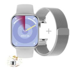 Relogio Smartwatch Feminino Para Android Ios Original Com 2 Pulseiras 