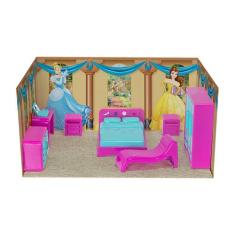 Casinha Boneca Brinquedo Mini Quarto Princesas Disney