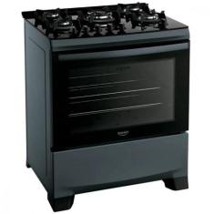 Fogão Dako 5 Bocas Supreme TC Timer Glass Titanium - Bivolt - ATLAS