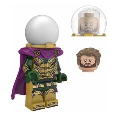 Boneco Blocos De Montar Mysterio Homem Aranha Longe De Casa