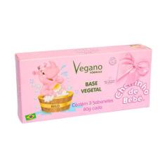 Estojo Sabonete Cheirinho de Bebê 3x80g