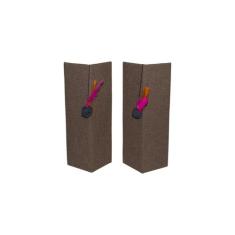 Arranhador Gato Cama Box Protetor Canto Com Bolinha - Begin Pet