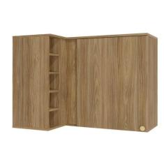 Armário Aéreo Cozinha Modulado Botanic Canto Reto M636 c/ 1 Porta 98cm