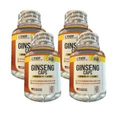 Ginseng Caps - 60 Caps 500Mg Kit Com - 4 Potes - Lider Vendas