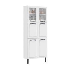 Paneleiro Duplo 80cm 6 Portas New Premium Itatiaia Branco