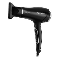 Secador De Cabelo Mondial Scn-04 - 2000w - 220v - Preto E Prata