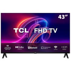 Smart TV LED 43” TCL S5400A Com Android TV Wi-Fi Bluetooth Preto Bivolt