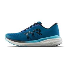 TYR Tênis de corrida unissex RD-1X, azul, 42 masculino