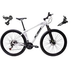 Bicicleta Aro 29 Ksw Xlt Alumínio 24v Câmbios Shimano Tz Freios a Disco Suspensão Dianteira-Unissex