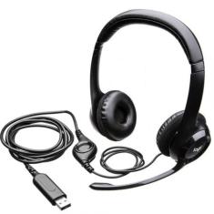 Headset Logitech S H390 Usb - Preto 981-000014