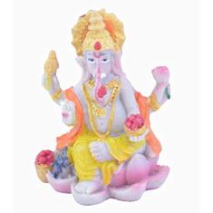Estatua Enfeite Deus Ganesha Mini De Resina Importado