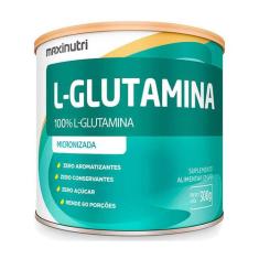 Suplemento Aminoácido L-Glutamina 300G 100% Pura Loja Maxinutri