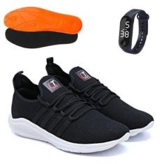 Tênis Feminino Caminhada Academia Com Palmilha Gel + Relógio-Feminino