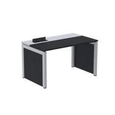 Escrivaninha para Escritório 130x79,2cm Pscpp130 Preto/cinza