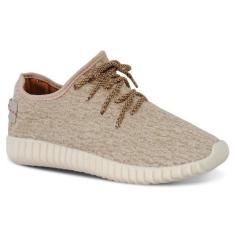 Tênis Masculino Caminhada Academia Adaption EASY, Creme, 39