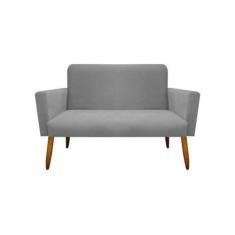 Namoradeira Malibu 2 Lugares Para Sala Varanda Suede - Maite Moda Casa