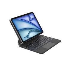 Belkin Capa com teclado profissional com suporte magnético, teclado Bluetooth retroiluminado, controles multigestos, compatibilidade de armazenamento magnético Apple Pencil e teclas multimídia para