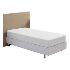 Fundo De Lençol Solteiro Avulso Branco Com Elastico Percal - Bf Confec