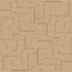 Papel de Parede Cozinha Café Marrom 57x270cm - Quartinhos