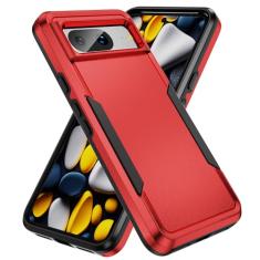 SORAKA Capa para Google Pixel 8 Capa rígida de PC Capa macia de TPU para para-choques Capa robusta de ajuste fino Capa Google Pixel 8