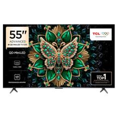 TV Smart Semp Tcl 55C6K 55” 4K QLED MINI LED 120Hz 250W Bluetooth 5.4 Preto