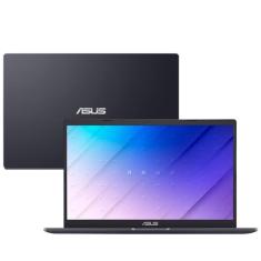 Notebook Asus, Intel CeleronN4020 Dual Core, 4GB,128GB eMMC, Tela 15,6, Intel UHD600, Windows 10 Pro, Black- E510MA-BR295R