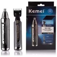 Máquina De Tirar Pelos - Nariz Barba E Cabelo Kemei Km-6511