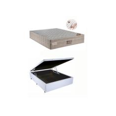 Conjunto  Colchão Ortobom Airtech Viúva + Cama Box Baú Jadmax 128x188 