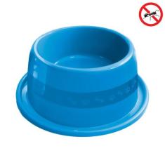 Comedouro Para Gatos e Cachorros 1000ml Anti Formiga Grande - Azul - F