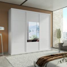 Guarda-Roupa ECO 01 Espelho 100% MDF 3 Portas 4Gav Bom Pastor