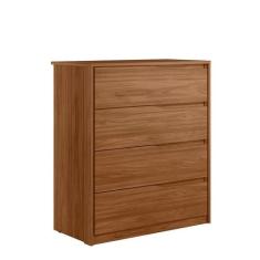 Cômoda Atria 4 Gavetas - Demartêz, Nogueira