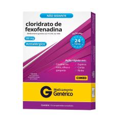 Cloridrato de Fexofenadina 180mg 10 comprimidos Cimed Genérico 10 Comprimidos