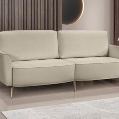 Sofá Vênus 200 Cm Veludo Marfim