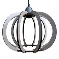 Luminária Lustre Pendente Madeira Teto Sala Quarto Cozinha Balcão NY D