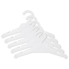 Conjunto Cabides Brancos Para Organização De Guarda Roupa Infantil - 2