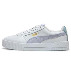 Tênis Puma Carina L BDP Feminino WhiteCool WeatherGold