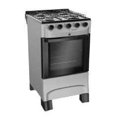 Fogão a Gas Mueller MFI4BC 4 Bocas Titanium Mesa Esmaltada - Bivolt