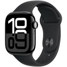 Smartwatch Apple Watch Series 10 Caixa Alumínio 46 Mm Gps Cor:black Aluminum / Black Sport