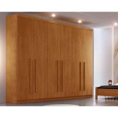 Guarda Roupa Casal 6 Portas E 4 Gavetas Bahia Naturale - Rufato