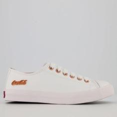 Tênis Coca Cola Basket Floater Low Feminino Branco-Feminino