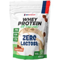 Whey Protein Zero Lactose All Natural 900g NewNutrition, Capuccino, 90