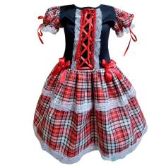 Fantasia Infantil Vestido Junino