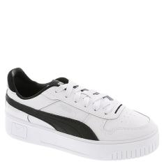 PUMA Carina Street Tênis feminino, Puma branco-puma preto-puma prata, 38