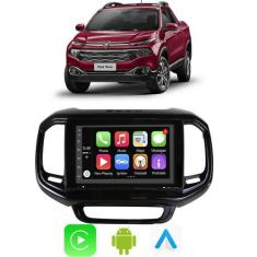 Kit Multimidia 7 Pol Android Toro 2016 a 2023 CARPLAY/Android Auto + C