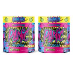 Kit 2 Panic Adaptogen Pré-treino com Creatina Nova Fórmula 2 potes 300
