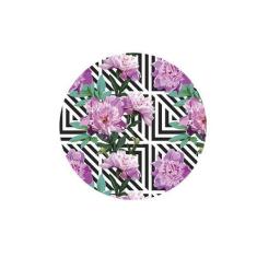 Sousplat Geométrico Floral - NSW, com base, 1 Peça