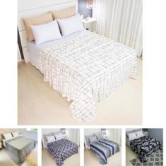 Lençol De Se Cobrir Queen 100 Algodão Malha Estampado Sem Elástico Con