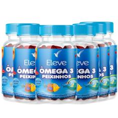 Kit Ômega 3 Peixinhos Infantil - 180 Dias - 720 cáps Eleve
